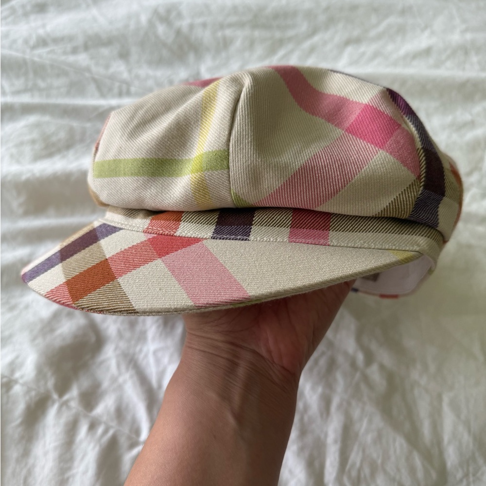 Burberry Multicolor Plaid Cap